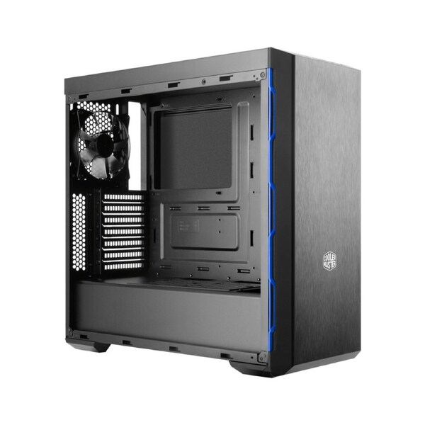 COOLER MASTER MASTERBOX MB600L+ 500W 230V PSU STEEL SIDE BRUSHED BFRONT