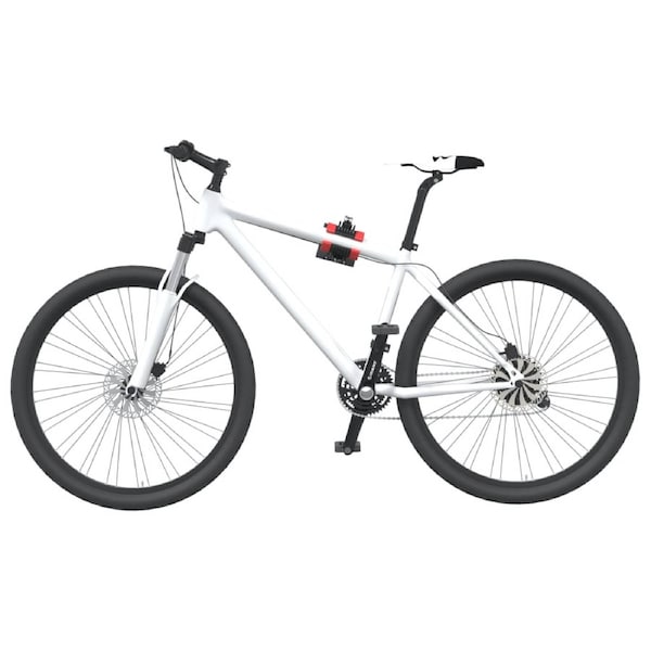 Bike Repair Stand Wall Mounted Foldable Red and Black Steel vidaXL