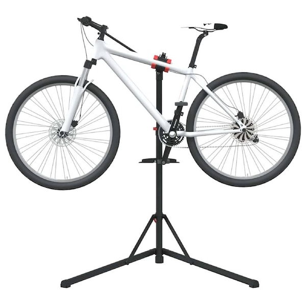 Bike Repair Stand Foldable Adjustable 92-152 cm Red Steel vidaXL