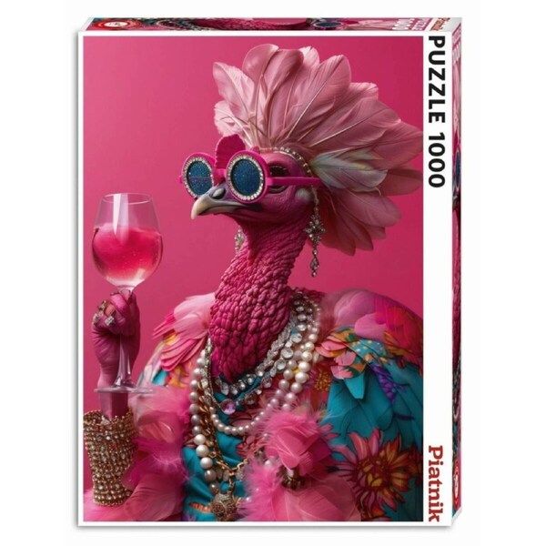 Piatnik Pink Birdie High-Quality Adult Jigsaw Puzzle 1000 Pieces