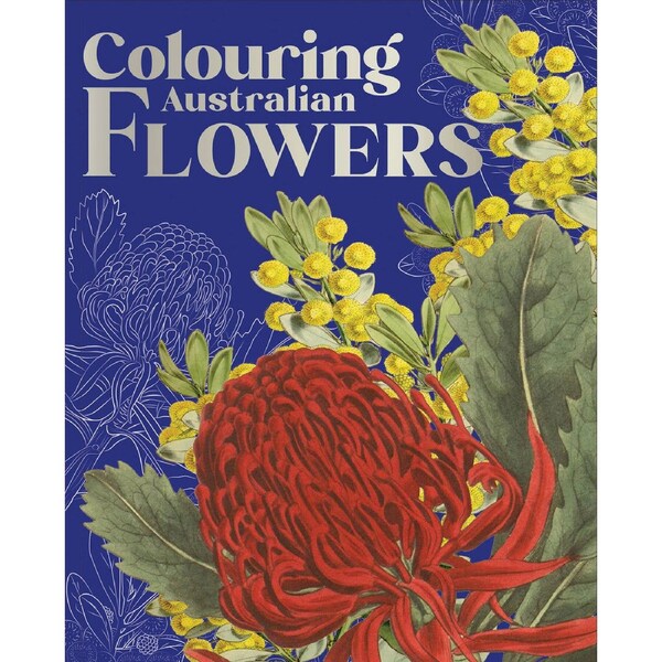 Lake Press Colouring Australian Flowers Fifth Edition Colouring Book