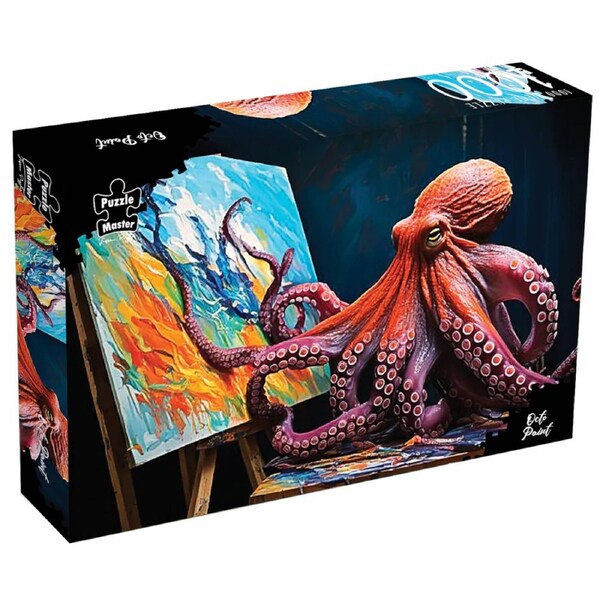 Puzzle Master Octo Paint 1000 Piece Jigsaw Puzzle