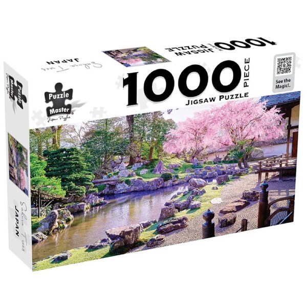 Puzzle Master Sakura Trees Japan AR Edition 1000 Piece Jigsaw Puzzle