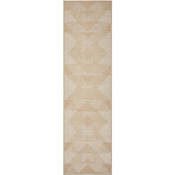 Rug Culture Patio Rico Natural Runner 400X80CM