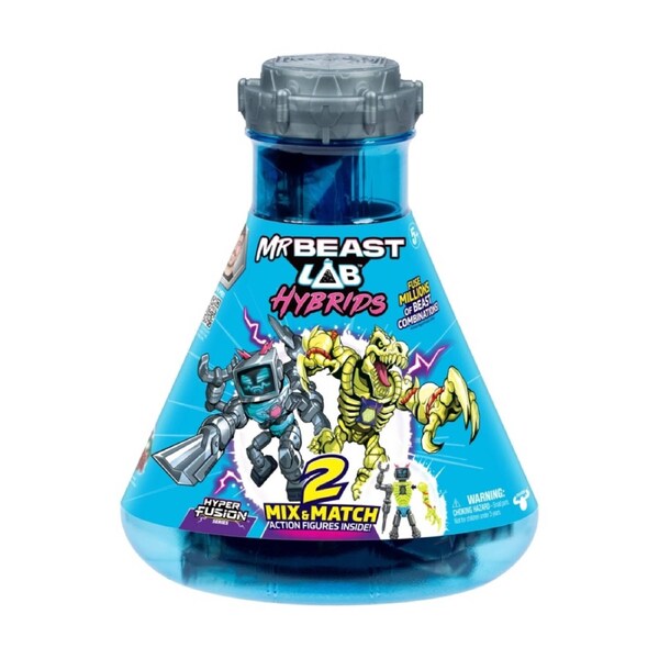 2pc MrBeast Lab Hybrids Multi Pack Action Figures Assorted