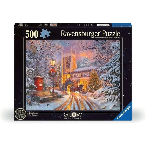 Ravensburger - Magical Christmas Glow in the Dark Jigsaw Puzzle 500 Pieces