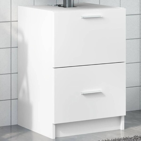 Sink Cabinet White 40x37x59 cm Engineered Wood vidaXL