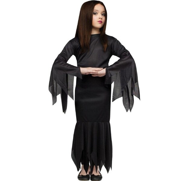 Miss Morticia Girls Costume Small
