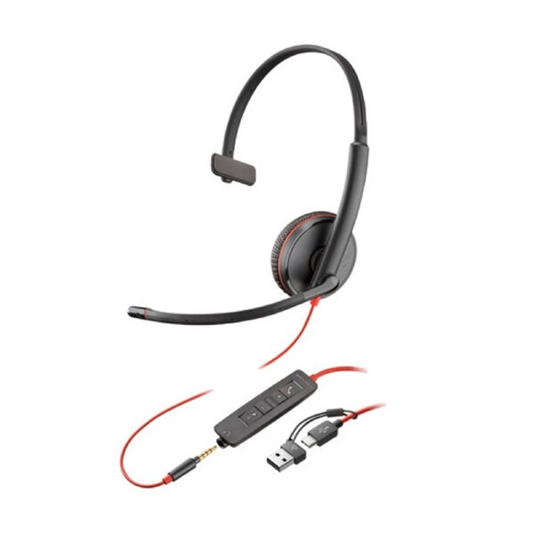 Poly BW 3215 USB-C HS +3.5mmP +USB-C/A