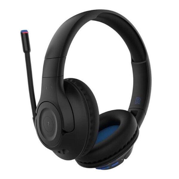 SoundForm Inspire Wireless Over-Ear Headset for Kids - Black