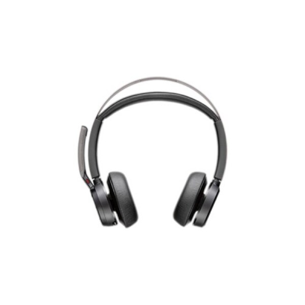 Poly Voyager Focus 2 Microsoft Teams Certified USB-C-C Headset +USB-C/A Adapter +Charging Stand