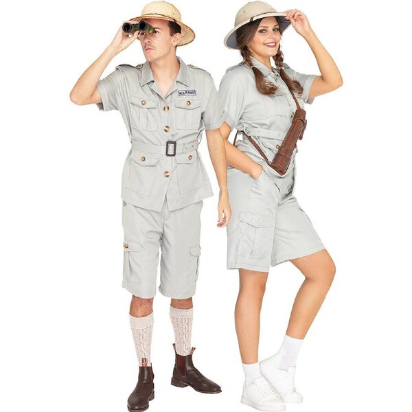 Safari Suit Deluxe Adult Costume Medium