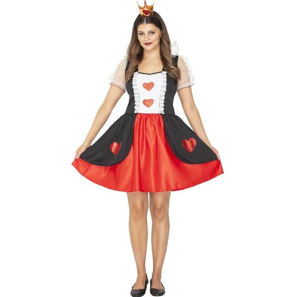 Wonderland Queen of Hearts Deluxe Womens Costume Small