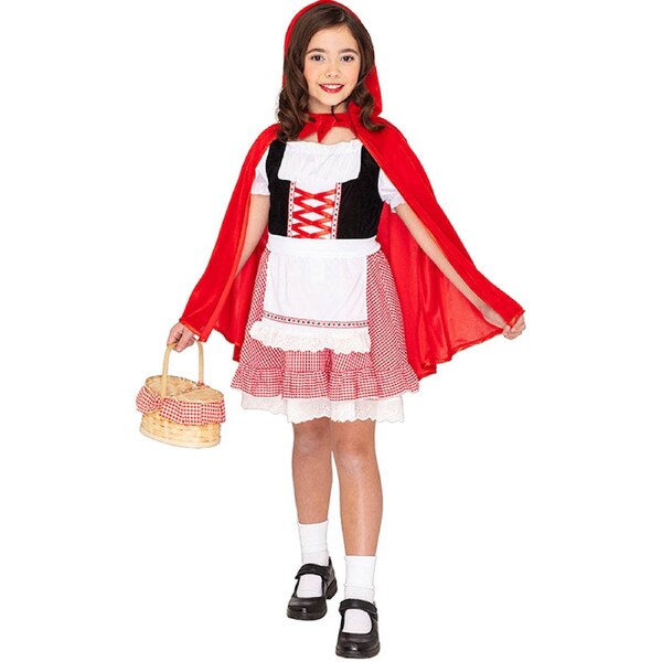 Storybook Red Riding Hood Girls Costume XS
