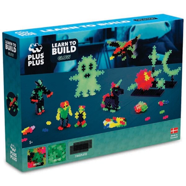 Plus-Plus - Learn To Build - Glow - 500 pcs