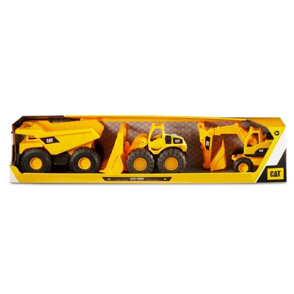 CAT Mini Crew 7 inch Vehicle 3 Pack