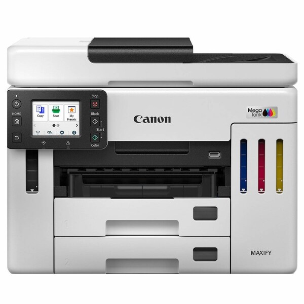 Canon MAXIFY GX7160 MegaTank Compact Multifunction Colour Printer White