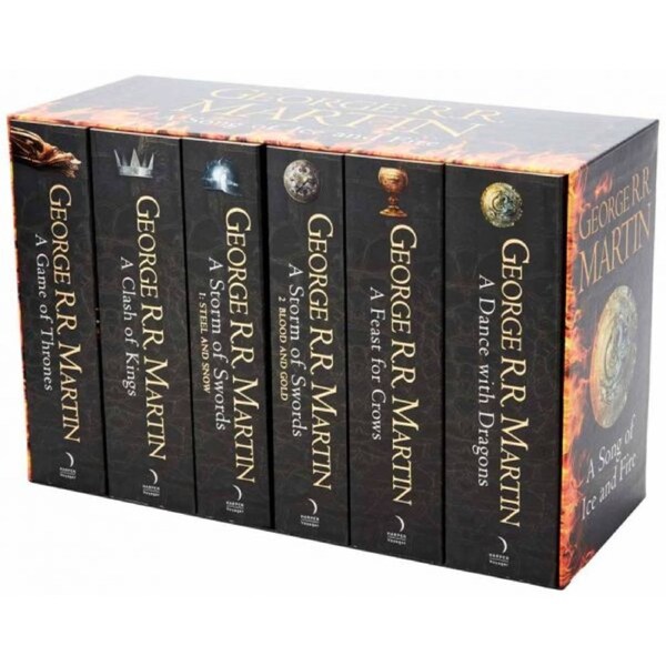 Song of Ice and Fire Game of Thrones 6 Books Collection Box Set