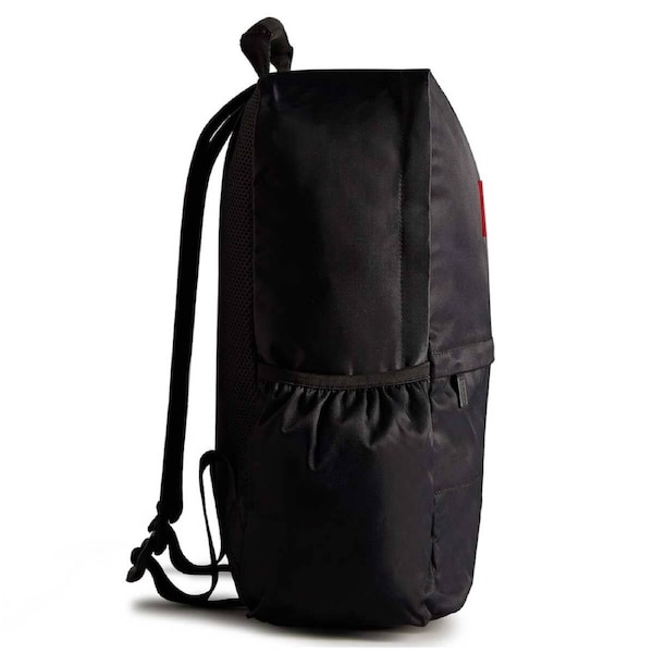 Hunter Water-Resistant Nylon Top Clip Backpack 16L Capacity Black