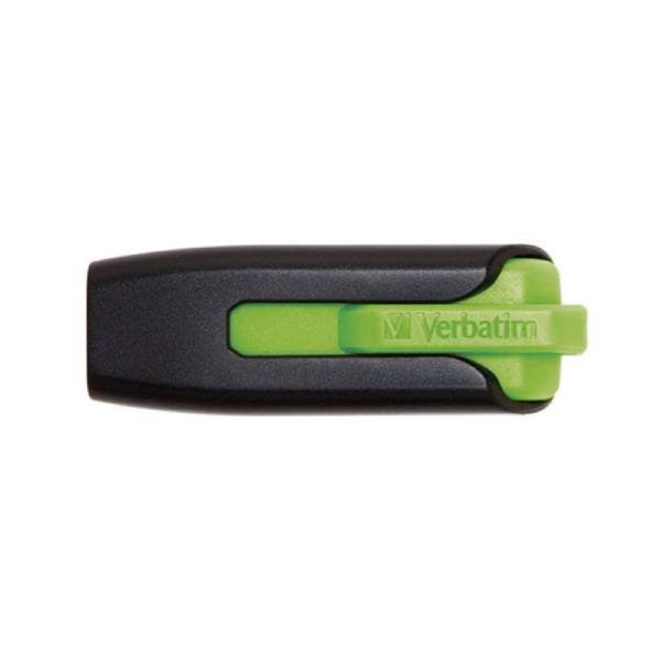 Verbatim Store 'n' Go V3 16 GB USB 3.0 Flash Drive - Green, Black - 1 / Each