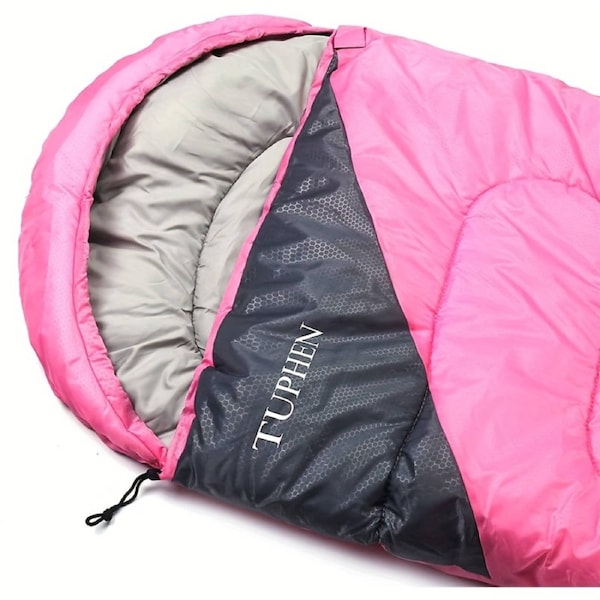 Rosy Four-Season Rectangular Adult Sleeping Bag 220 x 75 cm