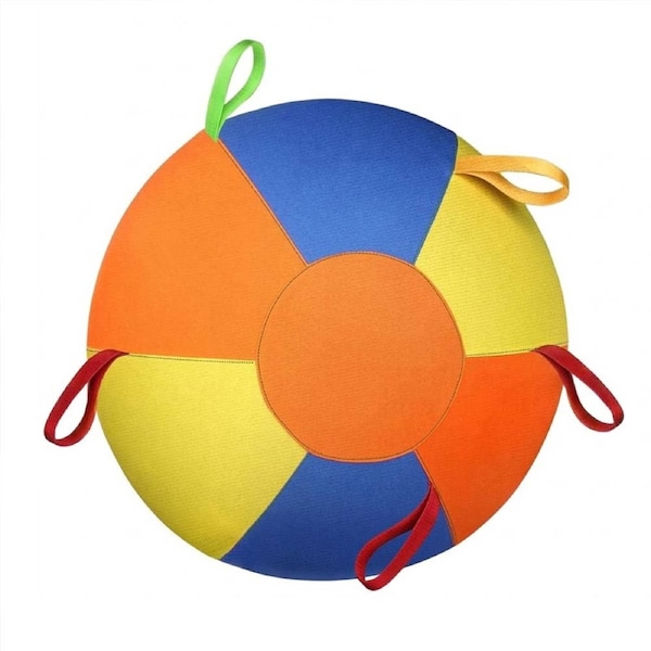 45Cm Jumbo Herding Ball Inflatable with Handle Cover & Pump for Dogs B