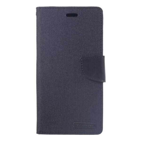 Mercury Canvas Wallet Case for iPhone 16 Pro - Black