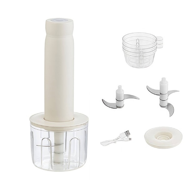 Catzon 4-Cup Electric Food Chopper Wireless Food Processor