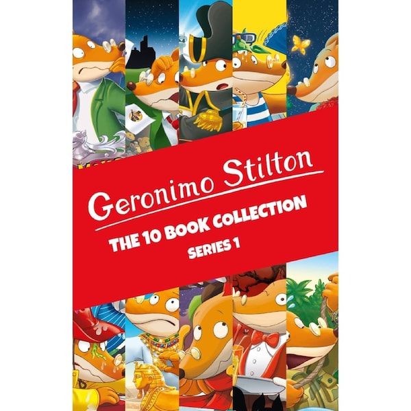Geronimo Stilton 10 Books Collection Series 1 Kids Books