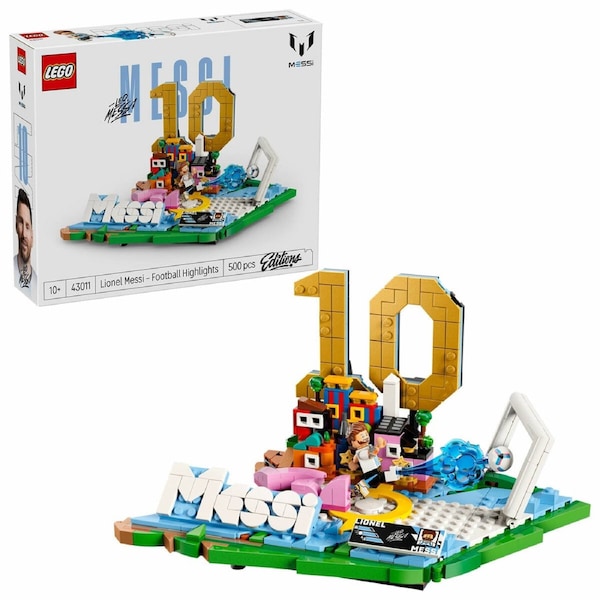LEGO Editions Lionel Messi Football Highlights 43011 500-Piece Set
