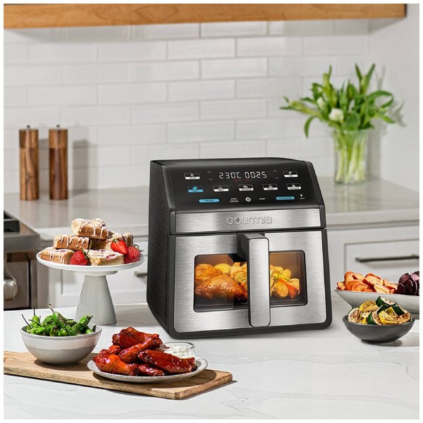 Gourmia Digital Air Fryer 7.6L Capacity GAF858 Black 1700W
