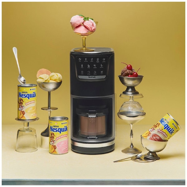 Tefal Dolci Ice Cream Maker Nesquik Bundle NQ32IG6048 Black Knight Easy Use