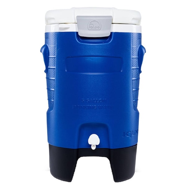 Igloo Sport Portable Rolling Cooler 18.9L Capacity Blue Plastic 42379
