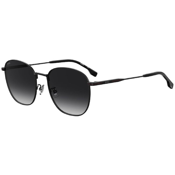 Hugo Boss Men's BOSS 1561/F/SK Sunglasses Black Metal Dark Grey