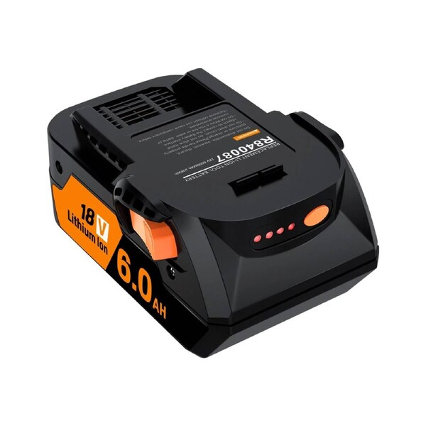 Ridgid 18V 6.0Ah Replacement Battery for R840087 R840085 L1850R Tools 1pack