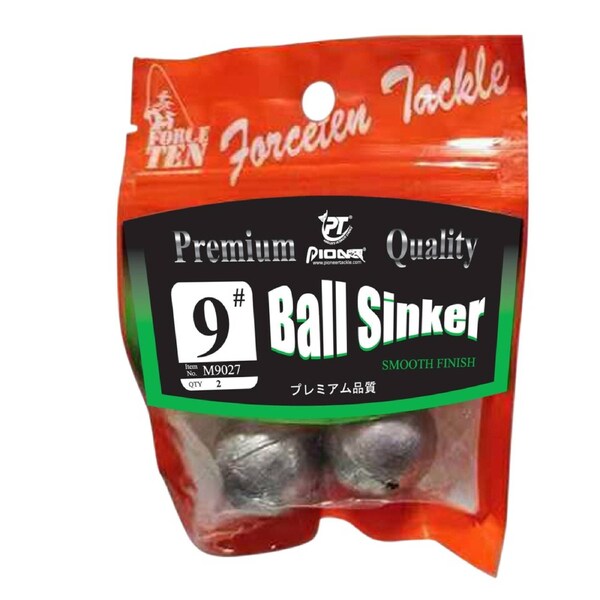 Forceten Ball Fishing Sinker Size 9