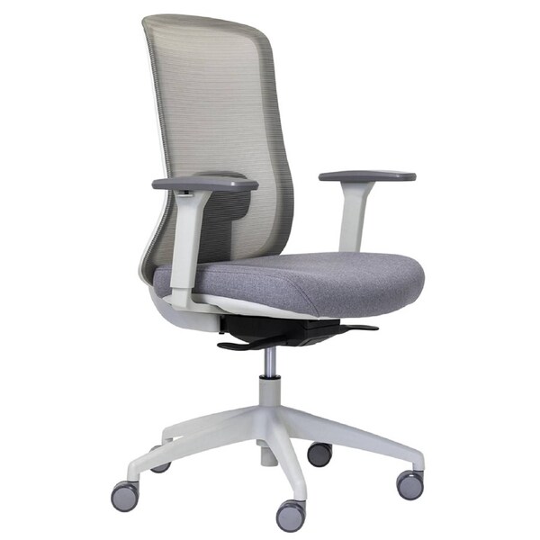 Buro Elan Office Chair with Arms Light Grey