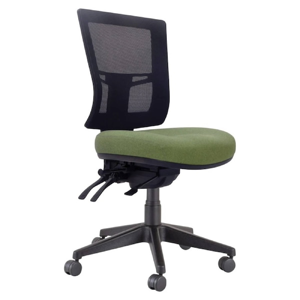 Buro Metro II 24/7 Mesh Mid Back With Seat Slide Nylon Base Safetex Olive