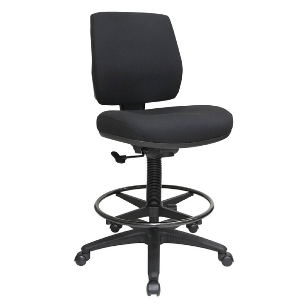 Buro Roma Drafting Chair 1 Lever Mid Back Black