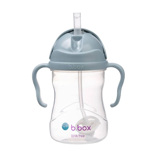 B.Box Children's Sippy Cup Silicone Spout Spill-Proof Easy-Grip Ocean 240ml