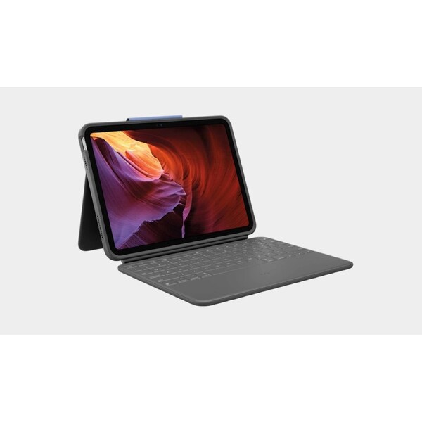 Logitech Rugged Folio Case for iPad 10th Gen - Oxford Grey