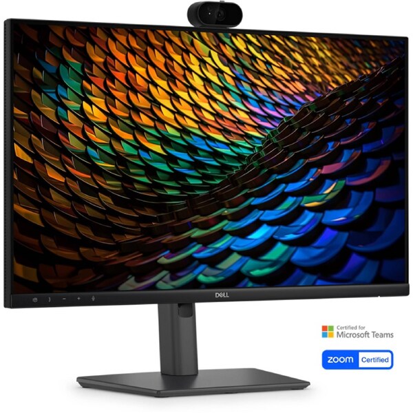 Dell Pro P 24 Conferencing Monitor - P2426HEB 169 FHD IPS 120HZ 90W POWER DELIVERY WEBCAM SPEAKER HEIGHT-ADJUST HDMI DP USB-C HUB ETHERNET 3YR WARRANTY
