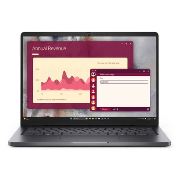 Dell Pro 14 PC14250 - 14in FHD+ (1920x1200) - Ultra 7 255U - 16GB (1x16GB) - 512GB SSD - Magnetite - FHD Camera - 3-Cell 55W - Windows 11 Pro - 1Y ONSITE + 29 KM7120W WIRELESS KEYBOARD MOUSE