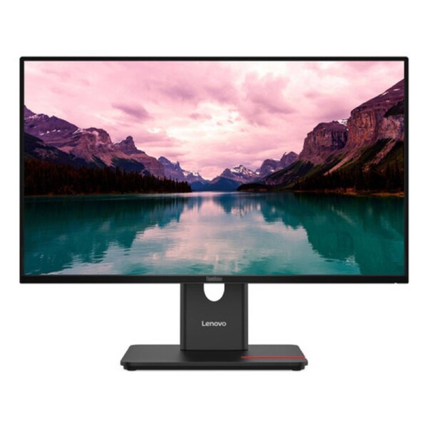 ThinkVision T24-40 23.8 FHD monitor IPS 1920 x 1080 16:9 Anti-Glare VGA+DP+HDMI input Audio out 4xUSB3.0 Gen1 hub Height adjustable Tilt Swivel and Pivot 3Y warranty