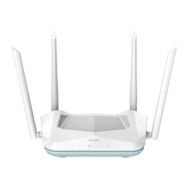 D-Link EAGLE PRO AI R15 Wi-Fi 6 IEEE 802.11ax Ethernet Wireless Router - Dual Band - 2.40 GHz ISM Band - 5 GHz UNII Band - 4 x Antenna(4 x External) - 192 MB/s Wireless Speed - 3 x Network Port