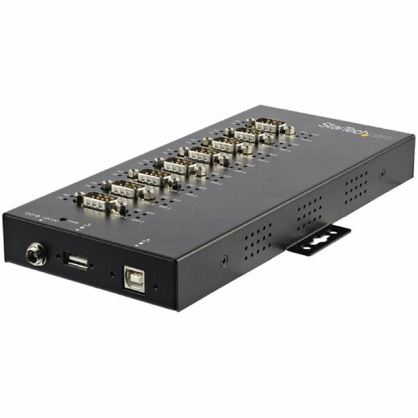 StarTech Serial Hub - External - 1 - TAA Compliant - USB - PC, Linux - 8 x Number of Serial Ports External