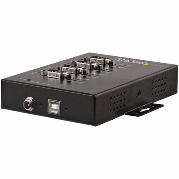 StarTech Serial Hub - External - 1 - TAA Compliant - USB - PC, Linux - 4 x Number of Serial Ports External