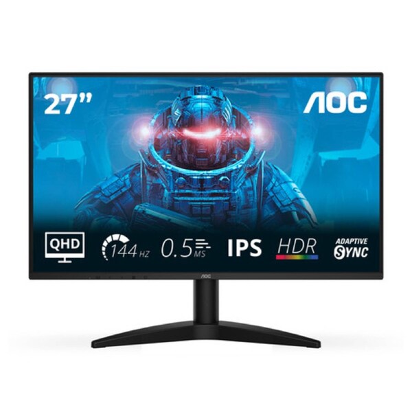 Q27B36X 27in IPS QHD 1ms 144Hz HDR10 Adaptive Sync DP HDMI Normal Stand VESA 100x100mm Flicker Free Low Blue Mode Ultra Slim 3 Side Frameless