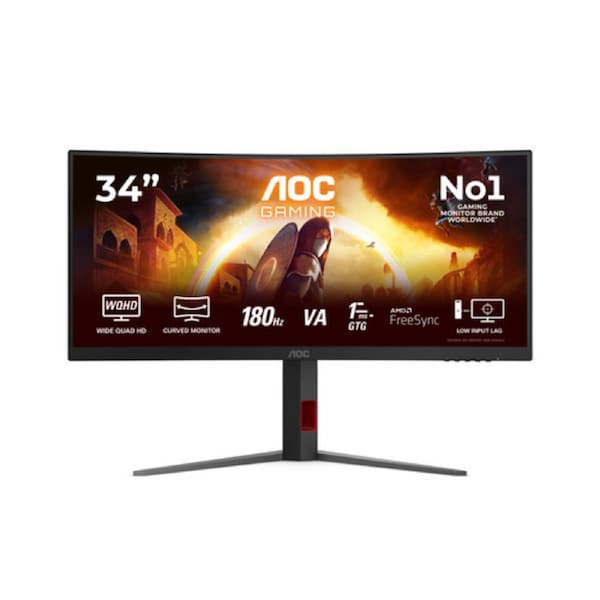 CU34G4 34IN 21:9 VA 180Hz 3440x1440 HAS 130mm HDMIx 2x 2.1 DP x 1x 1.4