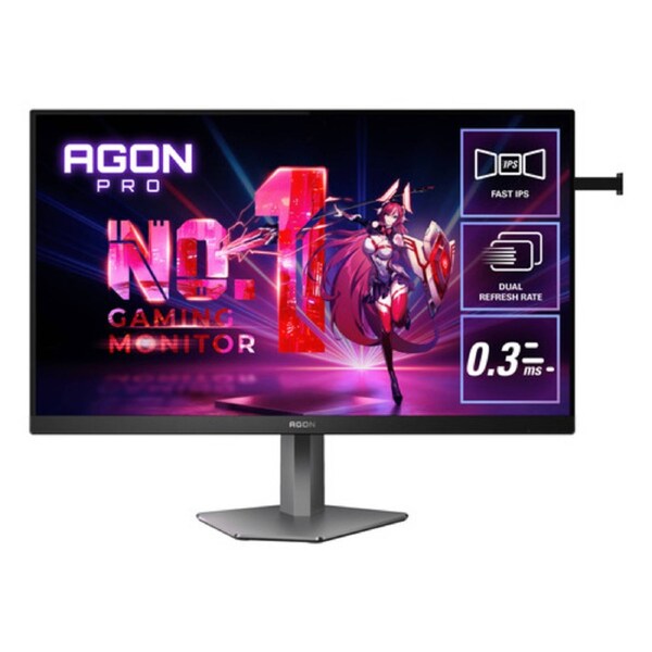 AGON AG276UZ 27in Fast IPS Dual Mode FHD 480Hz/UHD 240Hz Fast IPS 0.3ms HDR400 Premium Gaming Monitor HDMI 2.1 DP 2.1 USB HUB PBP/PIP Light FX Adjustable Stand VESA 100x100mm